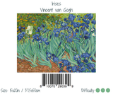 Winnie’s Picks – Irises by Vincent van Gogh Paint by Numbers Kit (15x20in)