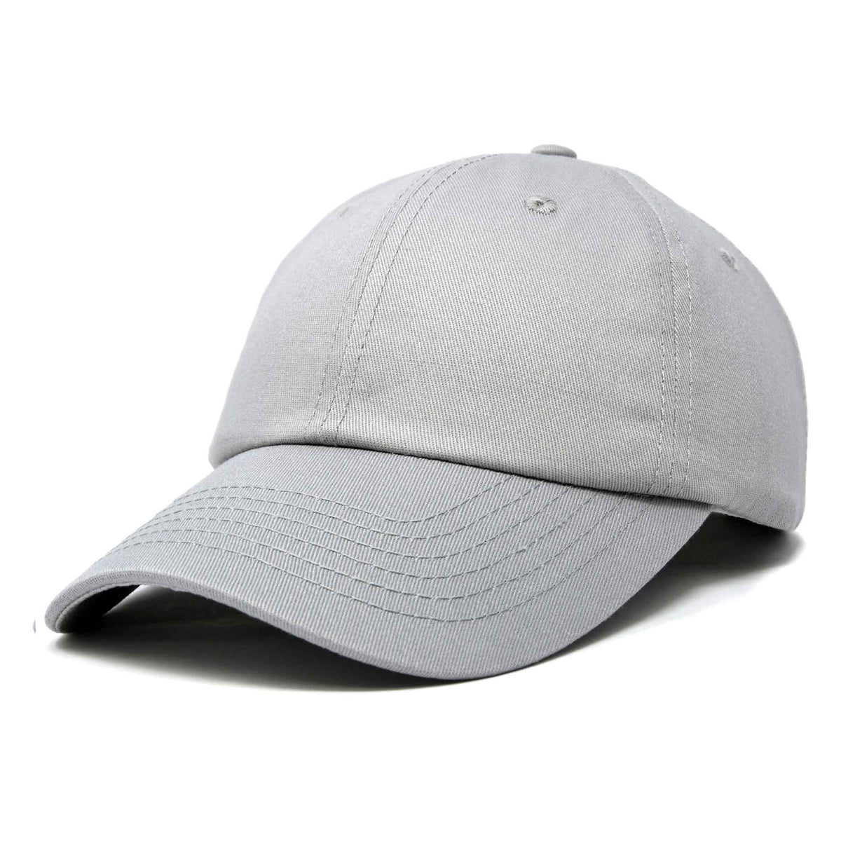 Dalix - DALIX Unisex Unstructured Cotton Cap Adjustable Plain Hat: Gray - Pisgah Needleworks