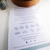 Olmsted Needlework Co. - Fish Embroidery Stick and Stitch Patterns - Pisgah Needleworks