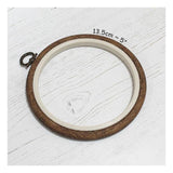 Nurge - Nurge Flexi Hoops Round 13.5cm (5.3"): Sand - Pisgah Needleworks