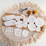 Olmsted Needlework Co. - Stick and Stitch Bee Embroidery Patterns - Pisgah Needleworks