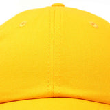 Dalix - DALIX Unisex Unstructured Cotton Cap Adjustable Plain Hat: White - Pisgah Needleworks