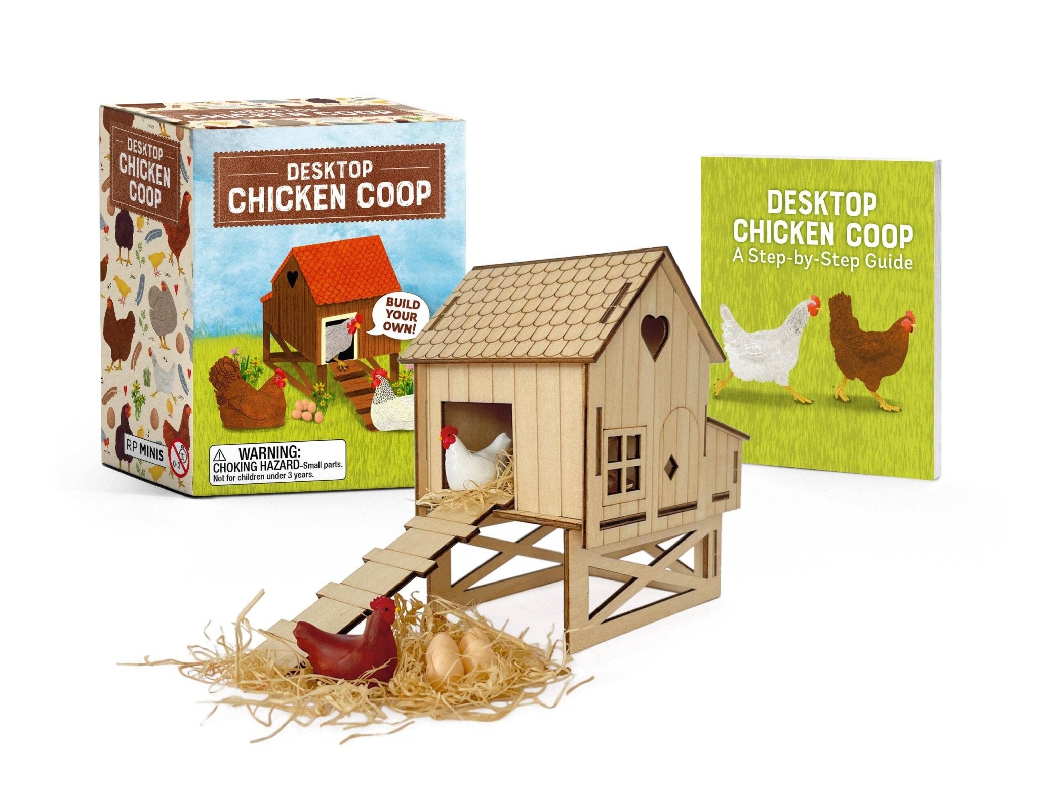 Desktop Chicken Coop Build Kit | Mini Craft by Hachette Book Group ...