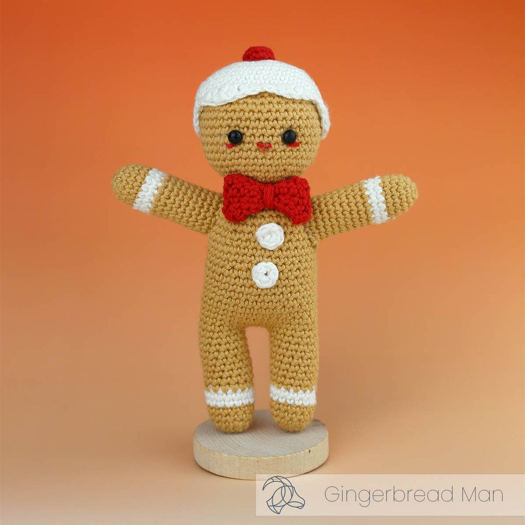 Hardicraft USA - DIY Crochet Kit - Gingerbread Man
