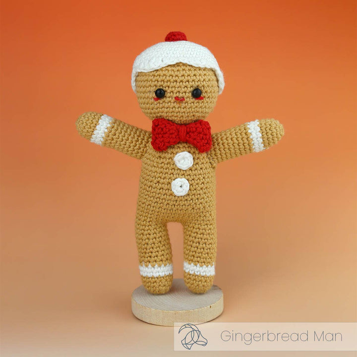 Hardicraft USA - DIY Crochet Kit - Gingerbread Man