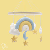 Hardicraft DIY Felt Kit – Rainbow Mobile (Blue)