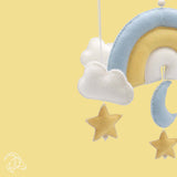 Hardicraft DIY Felt Kit – Rainbow Mobile (Blue)