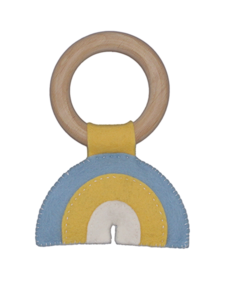 Hardicraft USA - DIY Felt Kit - Rainbow Rattle - Blue