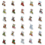 Tiny Stocking Ornaments Cross Stitch Kit – Set of 30 Mini Christmas Stockings