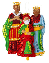 Plaid Crafts - Bucilla Silent Night Felt Ornament Kit Set of 4