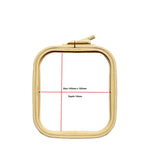 Nurge - Nurge Square Plastic Hoops 145 x 165mm (5.7" x 6 1/2"): Pastel Lilac / 165 x 145mm ( 6 1/2" x 5 3/4") - Pisgah Needleworks