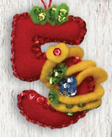 Bucilla 12 Days of Christmas Felt Ornament Kit – Set of 12 Holiday Ornaments