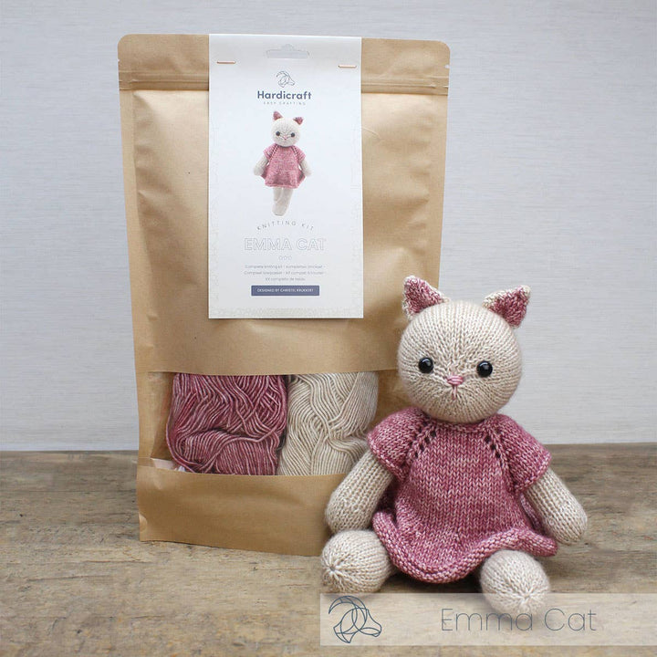 Hardicraft USA - DIY Knitting Kit - Emma Cat - Pisgah Needleworks