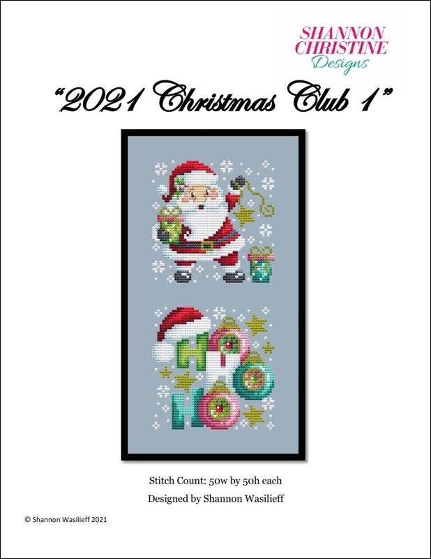 2021 Christmas Club 1 Cross Stitch Pattern – Shannon Christine Designs - Pisgah Needleworks