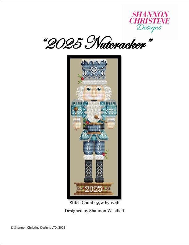 2025 Nutcracker Cross Stitch Pattern | Shannon Christine Designs Leaflet - Pisgah Needleworks