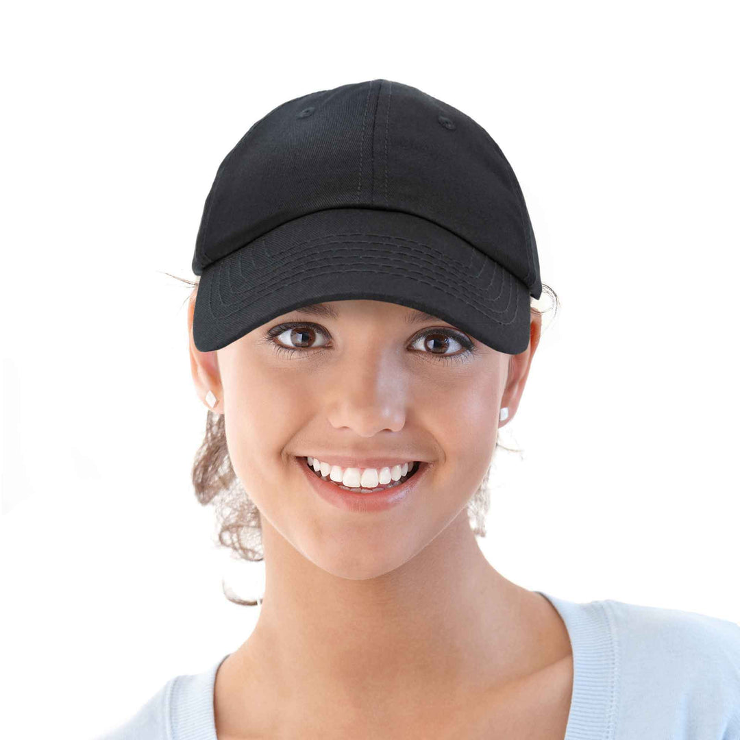 Dalix - DALIX Unisex Unstructured Cotton Cap Adjustable Plain Hat: Orange - Pisgah Needleworks