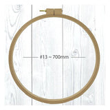 Nurge - Nurge Beech Quilt Hoops: 600mm (23.6") x 24mm (1") Deep - Pisgah Needleworks