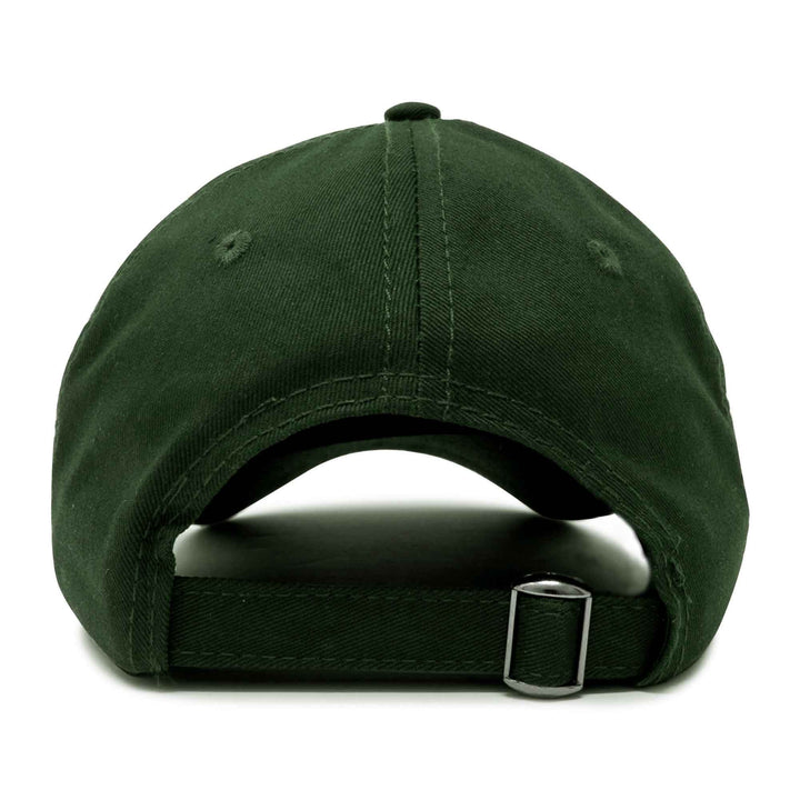 Dalix - DALIX Unisex Unstructured Cotton Cap Adjustable Plain Hat: White - Pisgah Needleworks