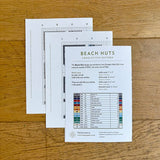 Beach Huts Cross Stitch Pattern – Love Poppet Printed Chart