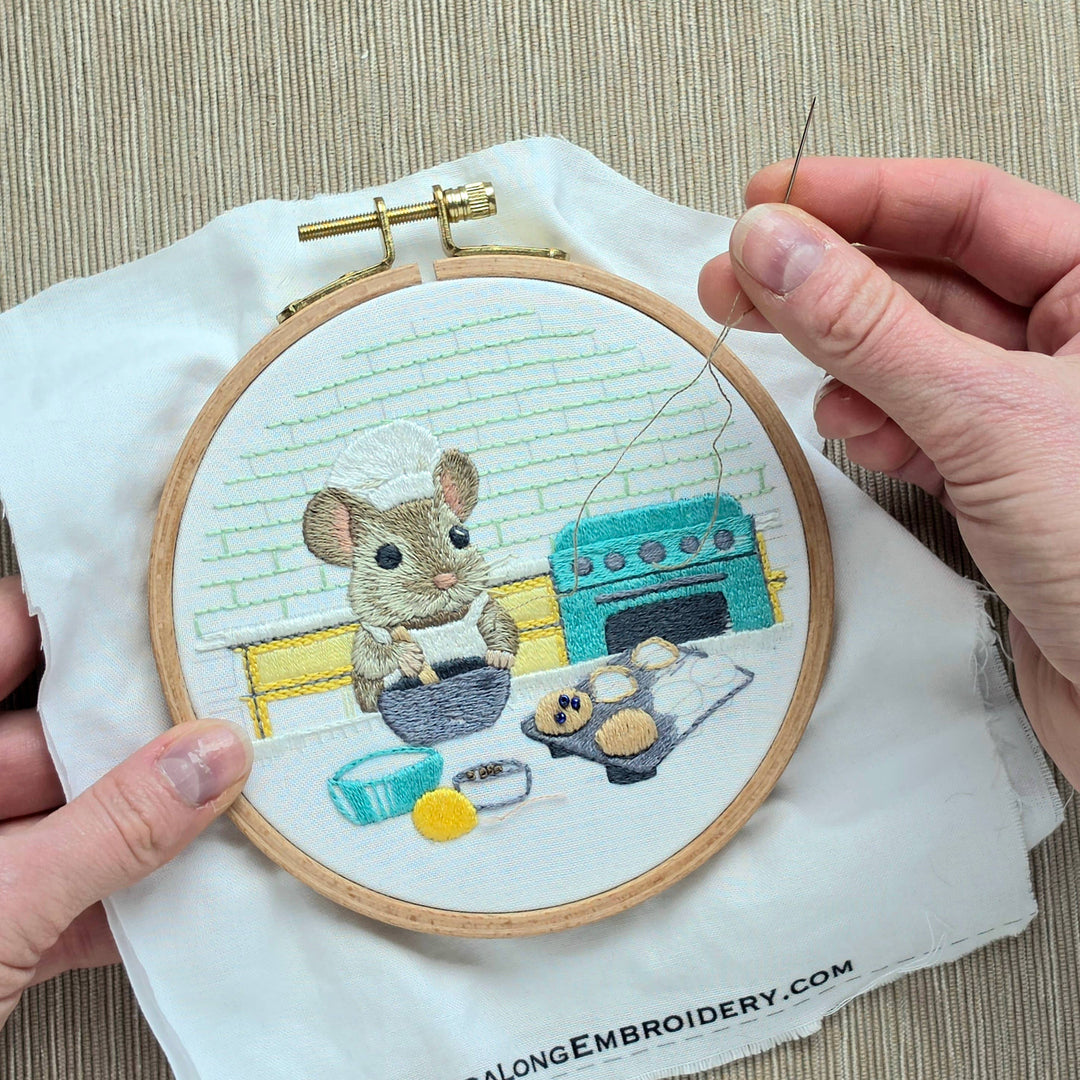 Jessica Long Embroidery - The Muffin Mouse Embroidery Kit