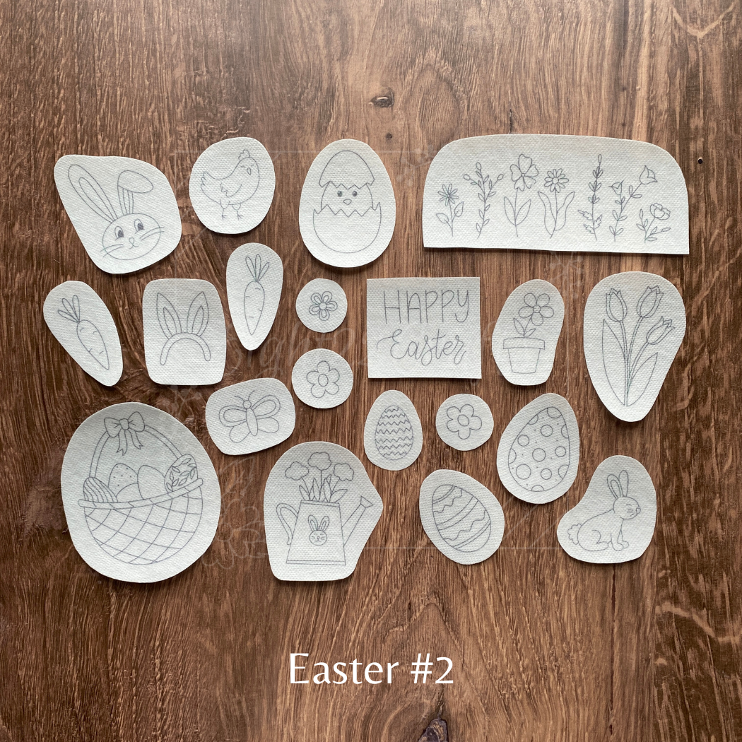Eight22Crafts - Easter Stick and Stitch Embroidery Designs: Easter 