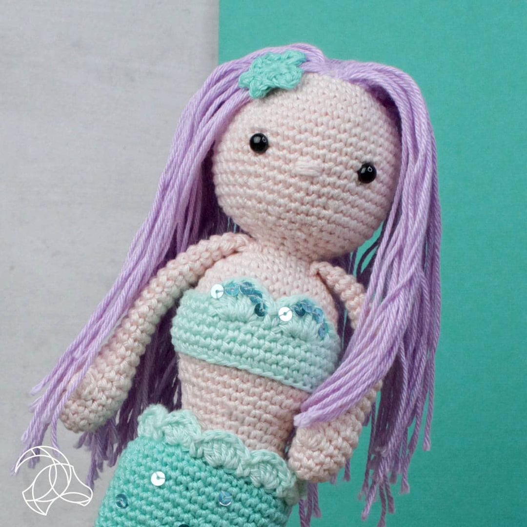Hardicraft USA - DIY Crochet Kit - Milou Mermaid - Pisgah Needleworks