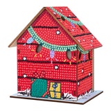 Diamond Art Club - Gem House - The Peanuts™ Holiday: Round with 13 colors including 1 AB and 4 Iridescent Diamonds and 4 Fairy Dust Diamonds / 2,965 / 5.4" x 4.9" x 3" (13.8 x 12.5 x 7.7cm) - Pisgah Needleworks
