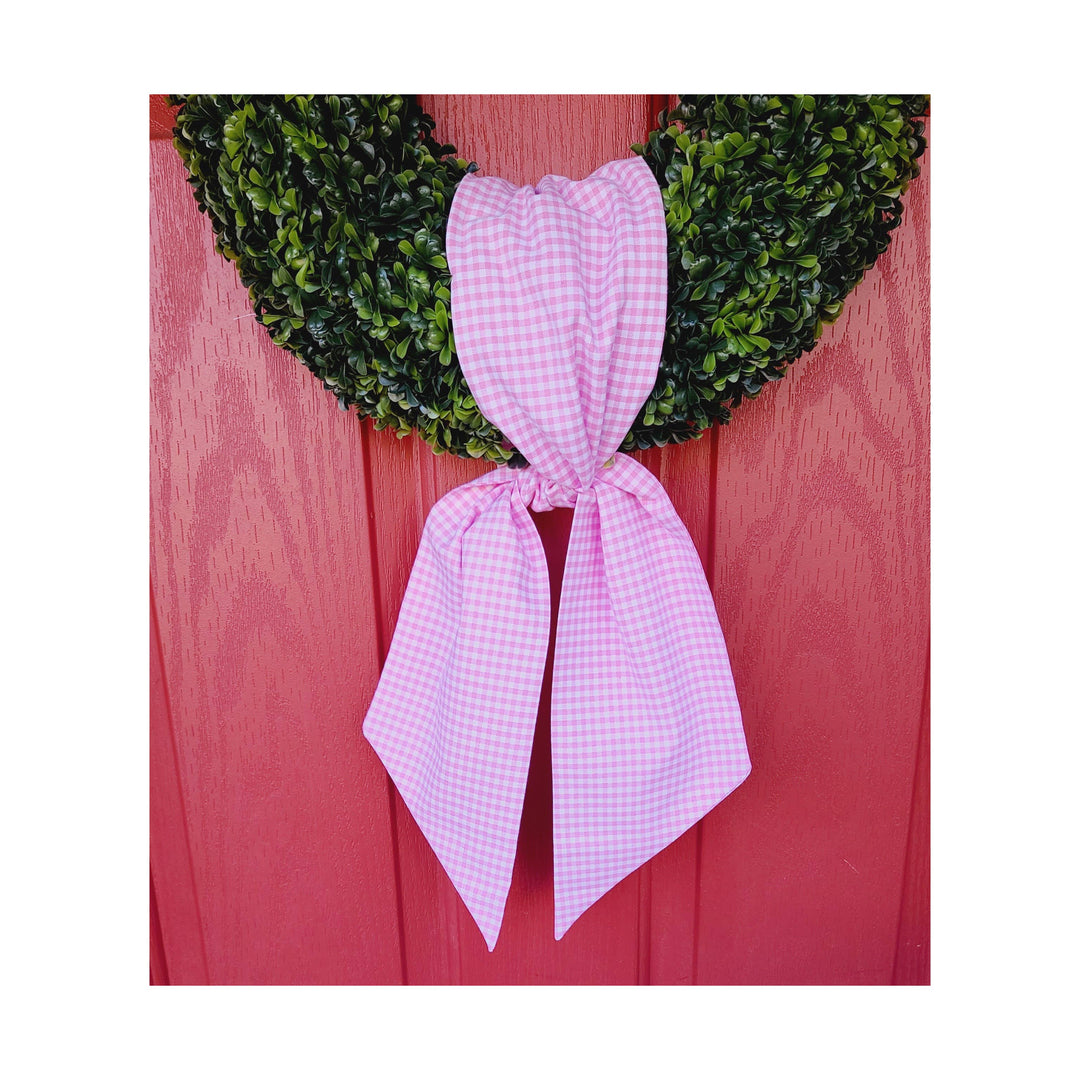 THE ROYALTY COLLECTION - Gingham Sash: Orange / 54 inch