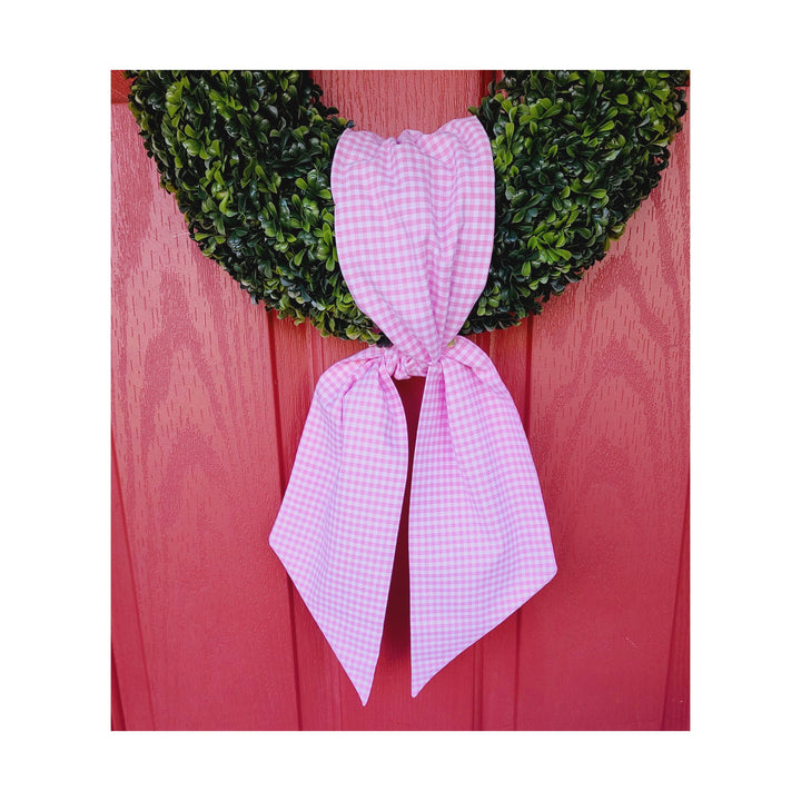 THE ROYALTY COLLECTION - Gingham Sash: Orange / 54 inch