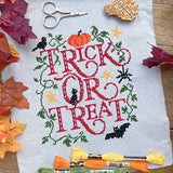 Love Poppet – Trick or Treat Cross Stitch Pattern | Halloween Printed Chart