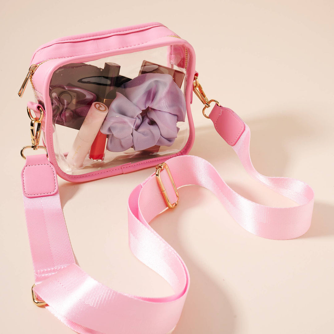 Lilla Haven - Game Day Clear Crossbody Bag: Gold / One / 4YG79001 - Pisgah Needleworks