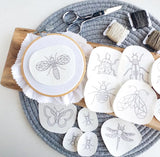 Olmsted Needlework Co. - Insect Stick and Stitch Embroidery Patterns - Pisgah Needleworks