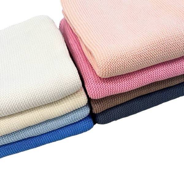 Southern Proper Blanks - Blanket - Cotton Nap Time: Baby Blue - Pisgah Needleworks