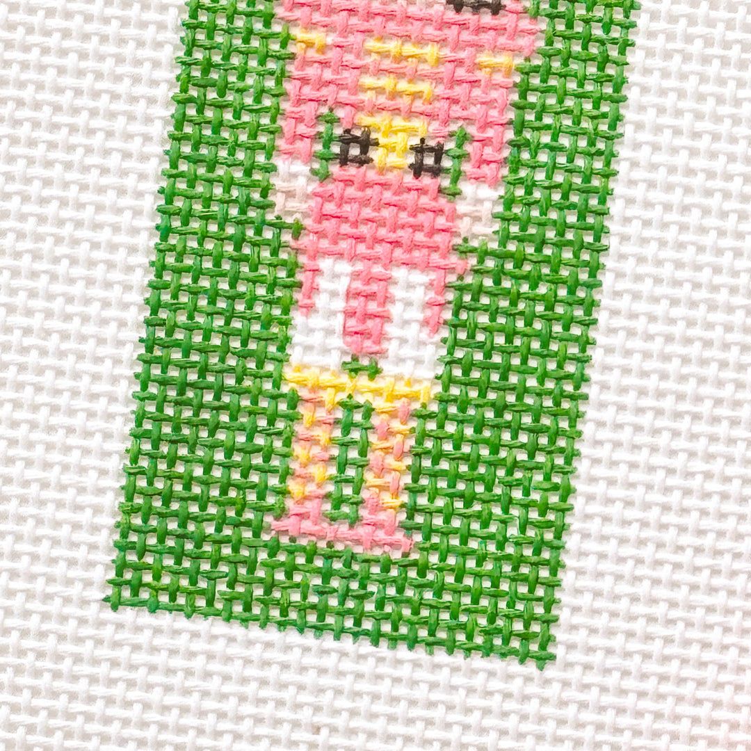 Cotswold Co Designs - Hand Painted Nutcracker 4” Needlepoint Canvas 13 Mesh - Pisgah Needleworks