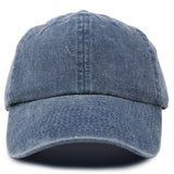 Dalix - DALIX Mens Pigment Dyed Washed Cotton Cap Unstructured: Washed Black - Pisgah Needleworks