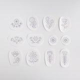 Olmsted Needlework Co. - Folk Flowers Stick and Stitch Embroidery Designs - Pisgah Needleworks