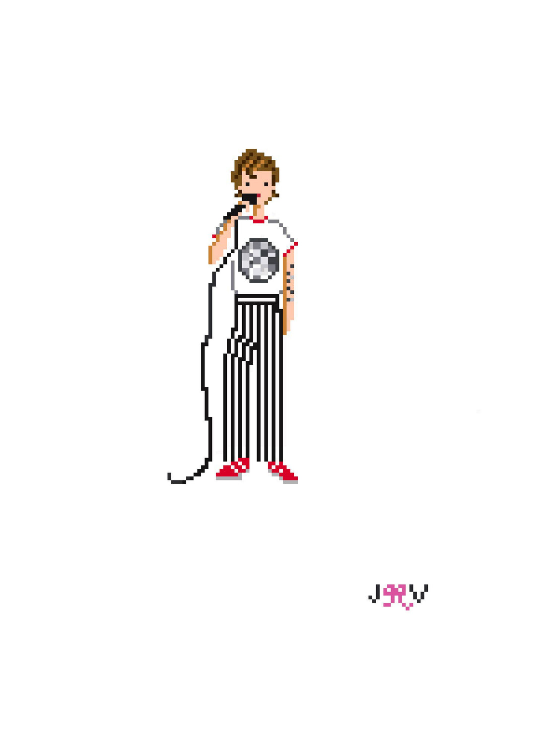 Jennifer Vallez Needlepoint - JV257 - Harry Styles Disco Needlepoint Canvas
