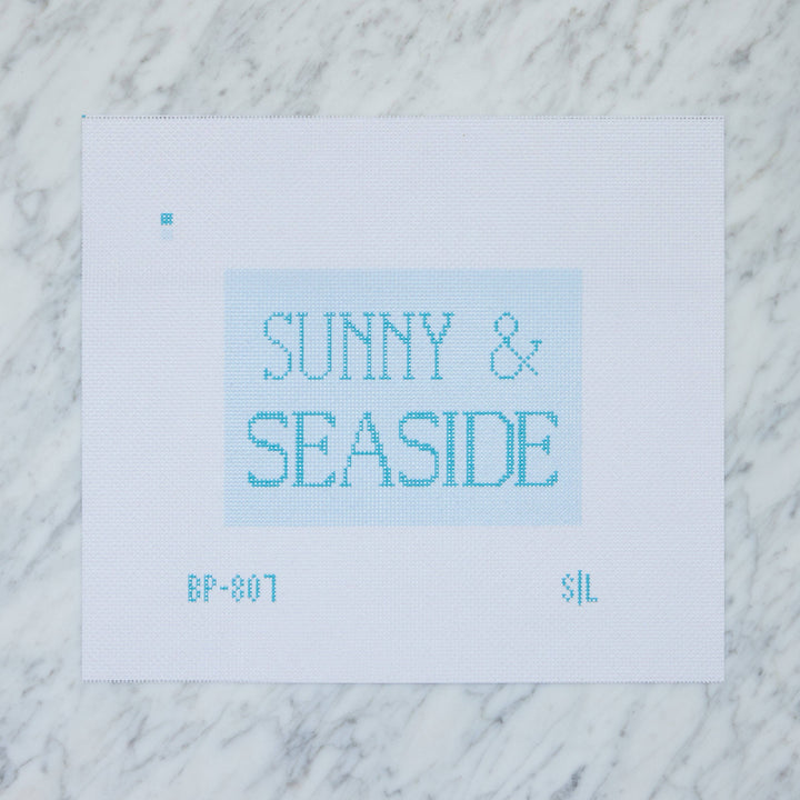 Stitch Lane Designs – Sunny &amp; Seaside Blue Needlepoint Canvas