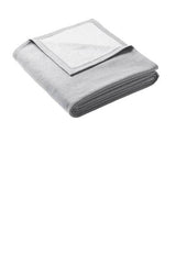 Print The Dream - Port & Company Oversized Core Fleece Sweatshirt Blanket: Dark Heather Grey - Pisgah Needleworks