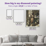 Diamond Art Club - Protection Runes: Square With 65 Colors Including 1 AB and 2 Fairy Dust Diamonds / 99,193 / 27.6" x 34.7" (69.9cm x 87.9cm) - Pisgah Needleworks