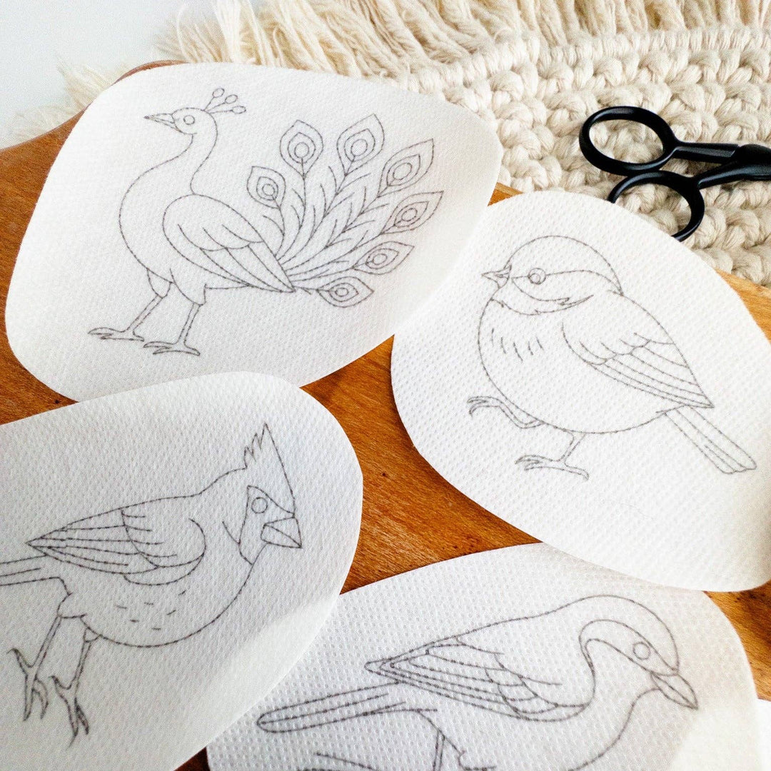 Olmsted Needlework Co. - Bird Embroidery Stick and Stitch Patterns - Pisgah Needleworks