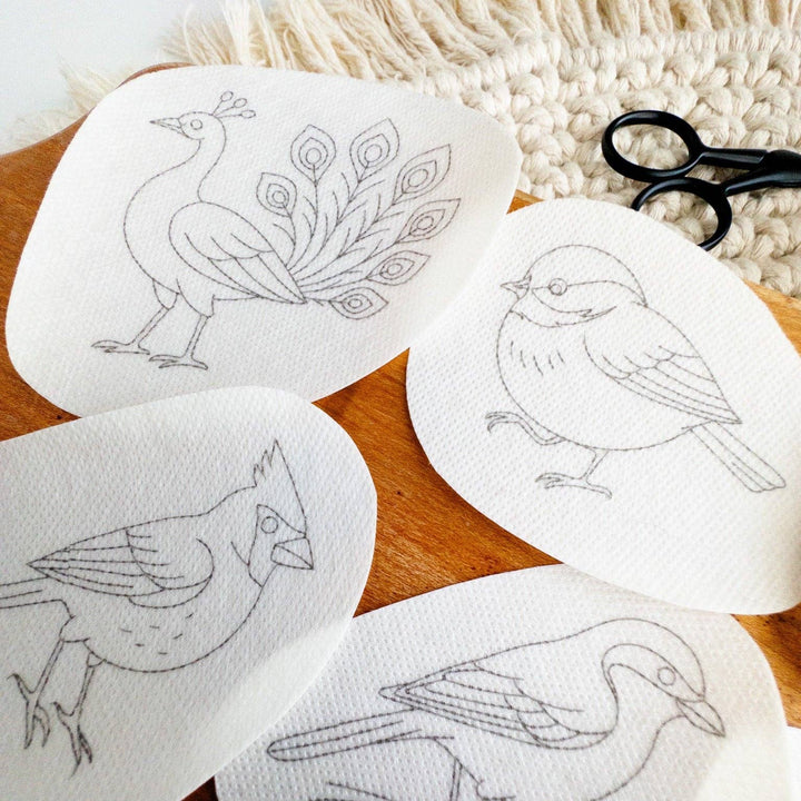 Olmsted Needlework Co. - Bird Embroidery Stick and Stitch Patterns - Pisgah Needleworks