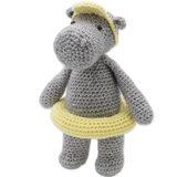 Hardicraft USA - DIY Crochet Kit - Henny Hippo - Pisgah Needleworks