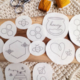 Olmsted Needlework Co. - Stick and Stitch Bee Embroidery Patterns - Pisgah Needleworks