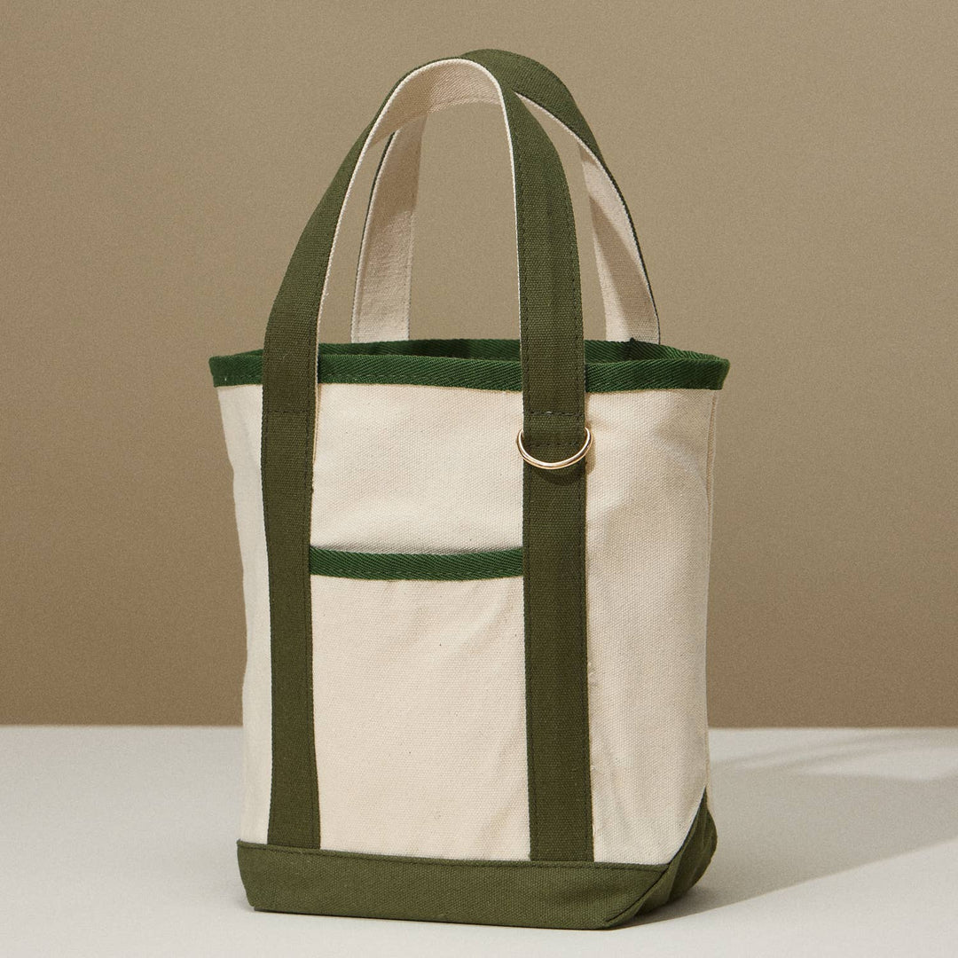 Lilla Haven - EcoCharm Cotton Everywhere-Carry Canvas Tote Bag -Small Size: Red / One-size / 5DG78049 - Pisgah Needleworks
