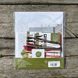 Love Poppet – Skating Santa Cross Stitch Kit | Limited Edition Holiday Design