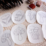 Olmsted Needlework Co. - Stick and Stitch Mushroom Embroidery Patterns - Pisgah Needleworks