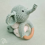 Hardicraft USA - DIY Crochet Kit - Rattle Elephant - Pisgah Needleworks