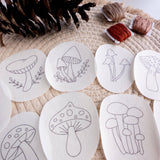 Olmsted Needlework Co. - Stick and Stitch Mushroom Embroidery Patterns - Pisgah Needleworks