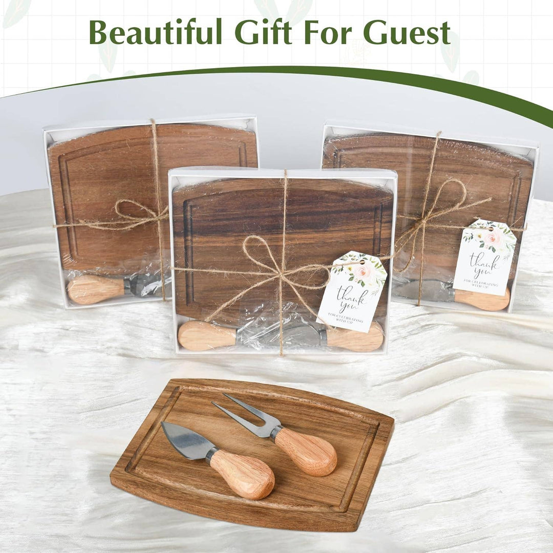 The Tinkerbox LLC - Cheese Board: Round Handled Bamboo - Pisgah Needleworks